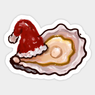 Cute Oyster Drawing Sticker